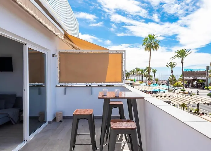 Frente Al Mar Con Gran Terraza פלאייה דה לאס אמריקס